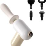 Mini Massager Gun for Women Back Massage with 5 Massage Gun Heads Wand Thera Gun Attachments 8 Speeds Massage Gun Deep Tissue