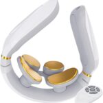 Tianfucen Cordless Neck Massager with Heat，3 Model 15 Levels Electric Neck Massager for Pain Relieve，Portable Massager Neck Relaxer.