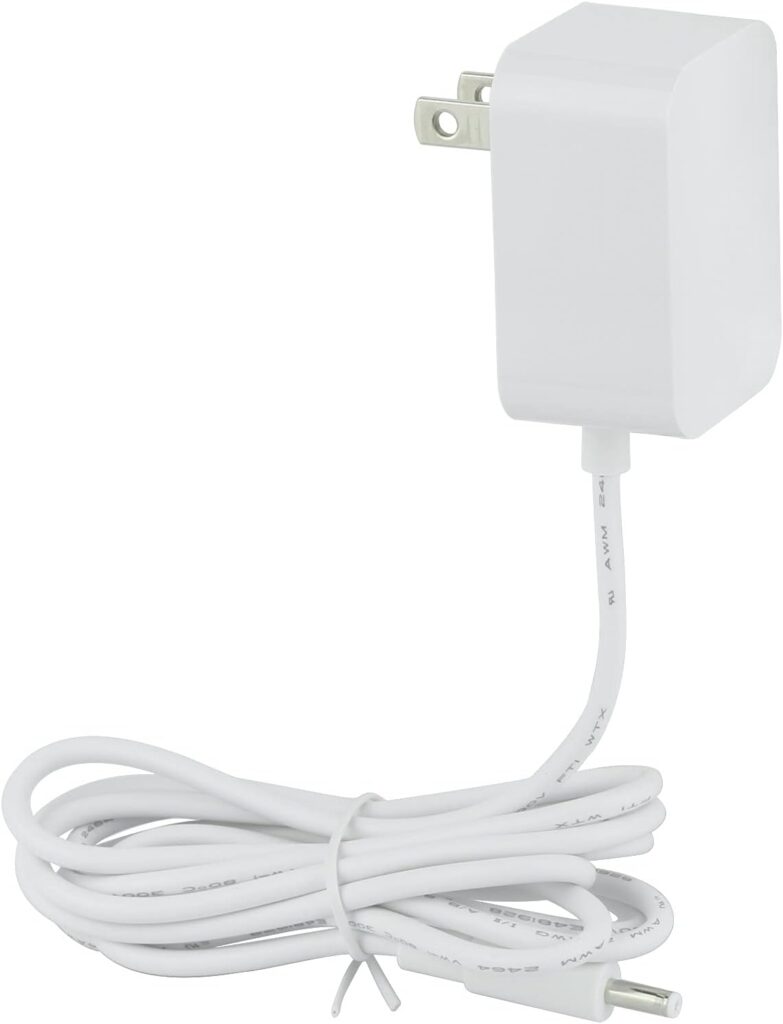 LEFXMOPHY Adapter Power Cord Replacement for Hatch Baby Rest, Rest+ and Rest Mini Sound Machine, Barrel Style 5V 2A White AC Supply Charger with 5ft Cable