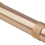 Wiseflow Brass Twist Hose Nozzle, High Pressure Adjustable Spray, 2 Rubber Washers, Heavy Duty Brass Garden Hose Nozzle for Watering Plants and Lawn, Car Washing, Patio and Pet