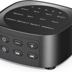 Sleepbox Sleep White Noise Sound Machines with 25 Soothing Sounds 36 Volume Levels 5 Timers Visible Sound Catalog Portable Size Memory Function for Home Office and Travel