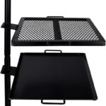 GameMaker Open Fire Cooking Grill – Portable Campfire Grill for Open Flame Cooking, Firepits, Outdoor Fire Rings & Camping – Heavy-Duty, Easy Setup & Adjustable Height