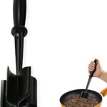 Meat Chopper, Hamburger Chopper, Potato Masher-Professional Multifunctional Heat Resistant Nylon Ground Beef Smasher Kitchen Tools And Gadgets, Safe For Non-Stick Cookware