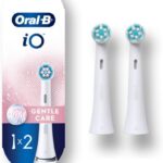 Oral-B iO Series Gentle Care Electric Toothbrush Replacement Brush Heads for an Oral-B Electric Toothbrush, 2 count, White