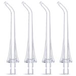 Bitvae C5/C6 Water Flosser Replacement Tips for Teeth Cleaning, Standard Water Dental Flosser Jet Tips, 4 Pieces