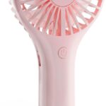 Portable Mini Fan – Powerful Personal Handheld Fan with 3 Speeds, Cute and Small, USB Rechargeable for Travel/Lash/Makeup/Outdoor/Home, Pink
