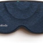 TheraGun Therabody Sleep Mask Ultra-Comfortable, 100% Blackout Sleep Eye Mask with Gentle Eye Massager Vibration for Stress Relief, Headache Relief & Self Care – Facial Massager for Women & Men