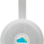 Yogasleep Hushh+ Portable White Noise Machine for Baby, 20 Soothing Natural Sounds, Amber Night Light, Wireless Charging & Speaker, Compact Size, Noise Canceling for Better Sleep & Nursery Must Have