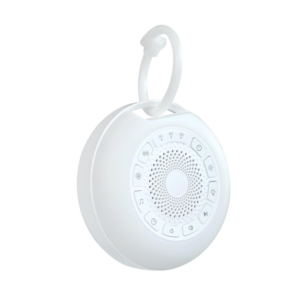 Dr. Talbot’s Portable Sound Machine & Night Light – White Noise Machine with Battery Operated Night Light for Baby Nursery – Features 26 Sleep Sounds & 7 Light Colors – Baby Essentials