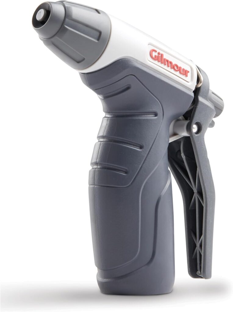 Gilmour Light Duty Garden Hose Nozzle with Adjustable Spray Pattern, Water Hose Nozzle for Watering Garden or Lawn