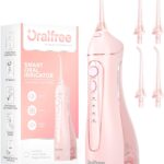 Oralfree Water flosser Teeth Picks – Dental Braces Cordless Oral Irrigator Portable Rechargeable Travel Irrigation Cleaner IPX7 Waterproof Electric Professional Flossing Teeth Cleaning for Home