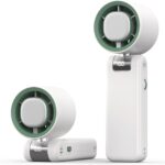 GVY Mini Portable Fan,1-100 Speed Settings, [Up to 24H Cooling] 4000mAH Rechargeable Battery| Personal Handheld Fan for Travel, Beach, Camping| Gifts for Women/Girls (White)