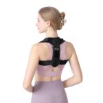 Posture Corrector for Women and Men, Back Brace Adjustable Upper Posture Support, Back Support, Comfortable Back Straightener Support for Clavicle Support, and Providing Pain Relief from Neck (Medium)