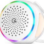 White Noise Sound Machine with 27 Soothing Sounds,Sleep Sound Timer and Memory Function – Portable Sound Machine for Baby and Adult at Home,Office,Travel and More