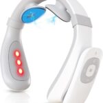 FORTHiQ Neck TENS Machine with Heat, Electric Neck Massager for Pain Relief, 15 Levels Deep Tissue Massage, Portable and Soothing, FSA or HSA Eligible