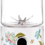 Laura Ashley Portable Blender for Smoothies by VQ – Compact, Powerful & Easy to use USB Rechargeable Mini Blender for Shakes and Smoothies with 450 mL Bottle – Smoothie Blender for Kitchen/Gym/Travel