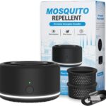 Mosquito Repellent Outdoor Patio Rechargeable Portable Insect Repeller Indoor 30 ft Bug-Free Protection Mosquitoes Repellant Device Camping Hiking Outing (2 Refills)