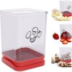 Fruit Slicer Cup, Speed Cutter for Strawberry Banana Grape Egg, Stainless Steel Vegetable Cutting Kitchen Gadget, Kitchen Portable Slicing Tool (1 pcs)