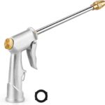Garden Hose Nozzle, High Pressure Water Hose Nozzle Sprayer Head,fits 3/4” Garden Hose Thread,for Lawn & Garden,Washing Cars,Watering Garden,Cleaning