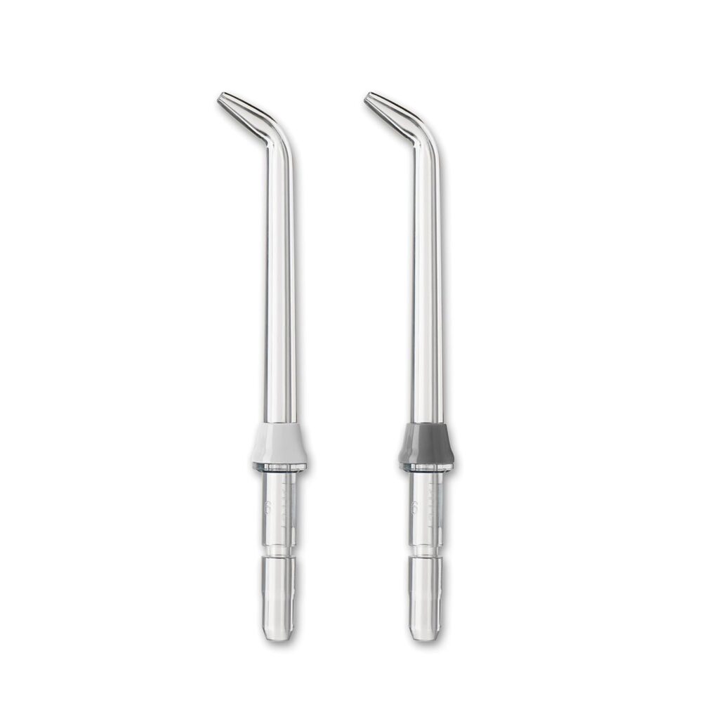 Waterpik Genuine Precision Tips Replacement for Water Flossers (Formerly Classic Jet) Refill Heads Nozzles, JT-100E, 2 Count (assorted colors)