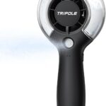 TriPole Misting Fan Portable Handheld Fan with Mist, 4000mAh Rechargeable Personal Mister Fans with 40ml Water Tank, High-Speed Airflow Mini Water Spray Fans for Outdoor Trip Travel Park Beach Camping