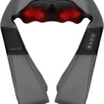 Nekteck Shiatsu Neck and Back Massager with Soothing Heat, Shoulder Massager for Pain Relief Deep Tissue, Electric 3D Kneading Massage Tools for Leg Body Muscle, Corded Power, Gifts for Him Her