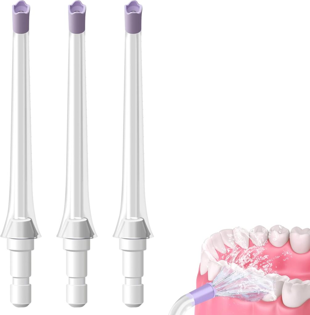 Water Flossers Replacement Nozzles Compatible with Philips Sonicare Power Flosser: HX3711, HX3911, HX3908, HX3904, HX3805, HX3801, HX3806 Series