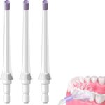 Water Flossers Replacement Nozzles Compatible with Philips Sonicare Power Flosser: HX3711, HX3911, HX3908, HX3904, HX3805, HX3801, HX3806 Series