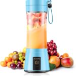 Cordless Personal Size Portable Blender – 380Ml Blender Smoothies and Shakes, BPA Free Traveling Juice Cup with Powerful Blending, Freshly Squeezed in Sports/Travel/Home