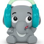 Baby Einstein Earl The Elephant Bluetooth Soother Sound Machine for Sleep, Stream Music and Color-Changing Night Light, Infant to Toddler