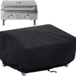 NOELIFE 24 Inch Tabletop Grill Cover for Cuisinart CGG-306/ CGG-059A/ CGG-059, Pit Boss 75275/ PB336GS/ PB100P1, Waterproof Outdoor BBQ Grilling Griddle Accessories, Black (Cover Only)