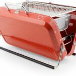 Kikkerland BQ01-RD Portable BBQ Suitcase, Red