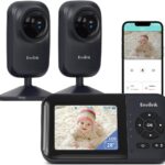 Baby Monitor with Camera and Audio, Video Baby Monitor WiFi Night Vision, 2.8″ LCD Screen Baby Camera VOX Mode Alarm and 1200ft Long Range