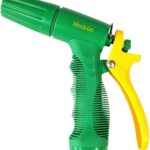 Miracle-Gro Adjustable Garden Hose Spray Nozzle – Lightweight Hose Nozzle with Ergonomic Grip, Locking Lever, and Multiple Spray Patterns for Watering, Gardening, Cleaning, and Outdoor Use