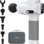 Deep Tissue Massage Gun,Percussion Massage Gun for Pain Relief,Professional Muscle Massager for Athletes & Home Gym, Handheld Portable Back Massager with 5 Speed,2025 Fathday’s Gifts