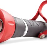 Gilmour Pro Twist Hose Nozzle, Fireman Hose Nozzle for Cleaning and Watering, Heavy Duty Garden Hose Nozzle with Adjustable Spray Pattern, Red