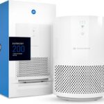 HATHASPACE HSE200 True HEPA Air Purifier for Home, Removes 99.9% of Dust, Smoke, Pet Dander, Odors, VOCs, Covers Up to 200 Sq. Ft, Quiet Air Cleaner with Smart Sensor for Bedroom & Small Rooms