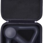 XANAD Massage Gun Case Compatible with TheraGun Relief Handheld Percussion Massage Gun,Massage Neck/Back/Leg/Shoulder,Black-Inside: 8.3″x6.9″x2.4″(Case Only)