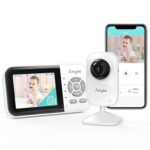 Upgrade Video Baby Monitor,WiFi Baby Camera,2.8″ Display and App Control,1200ft Long Range,2 Way Talk,Auto Night Vision,Sound Alert,VOX,Temperature Sensor 5 Lullabies Feeding Remind,Home Use