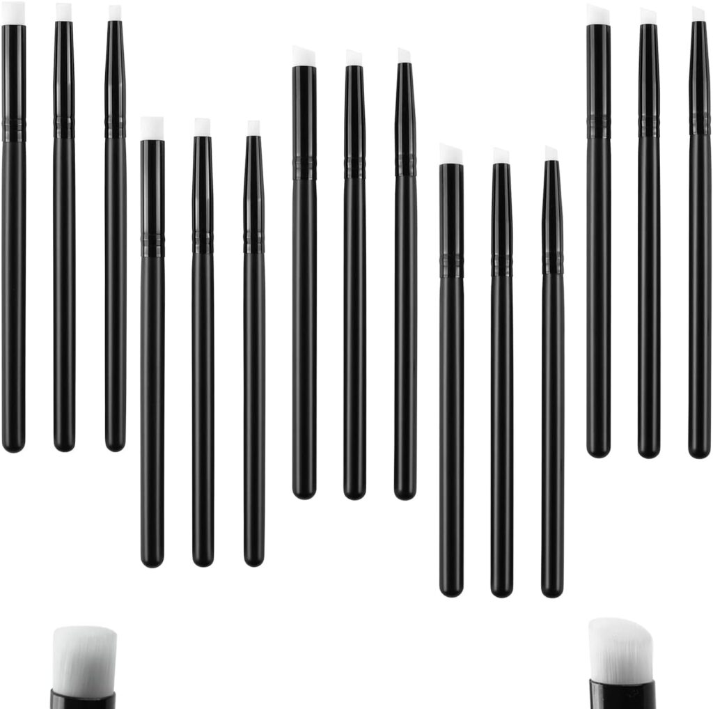 15PCS Detailed Mini Ink Blending Brushes for Card Making 3 Kinds of Head Smooth Blending Ink Painting Small Brushes Hand Tools for Stencils,Deal with Small Details DIY Scrapbooking Paper Cards Making