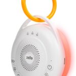 Zello | Portable Pro White Noise Machine | 30 Sounds | Red Light Sleep Aid | 3 Night Light Levels | Sleep Timer | 20 Hours Battery Life | USB Rechargeable | Baby Sleep Aid | Sleep Sound Machine