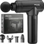 Massage Gun Deep Tissue – Back Muscle Massager w/High Torque Motor for Back Pain, Shoulder, Neck, Body, All Muscles Recover & Massage