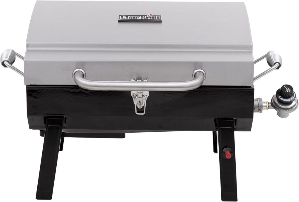 Char-Broil Stainless Steel Portable Liquid Propane Gas Grill
