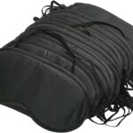 100 Pcs Eye Mask Sleep Blindfold with Nose Pad and Elastic Strap for Travel Sleep, Game Sleeping, Black