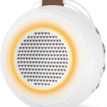 Sound Machine Noise Machine with 30 Soothing Sounds 12 Night Lights 4 Timers Memory Function 32 Level Volume Rechargeable Battery for Sleeping Working Relaxing for Baby Adults Kids White