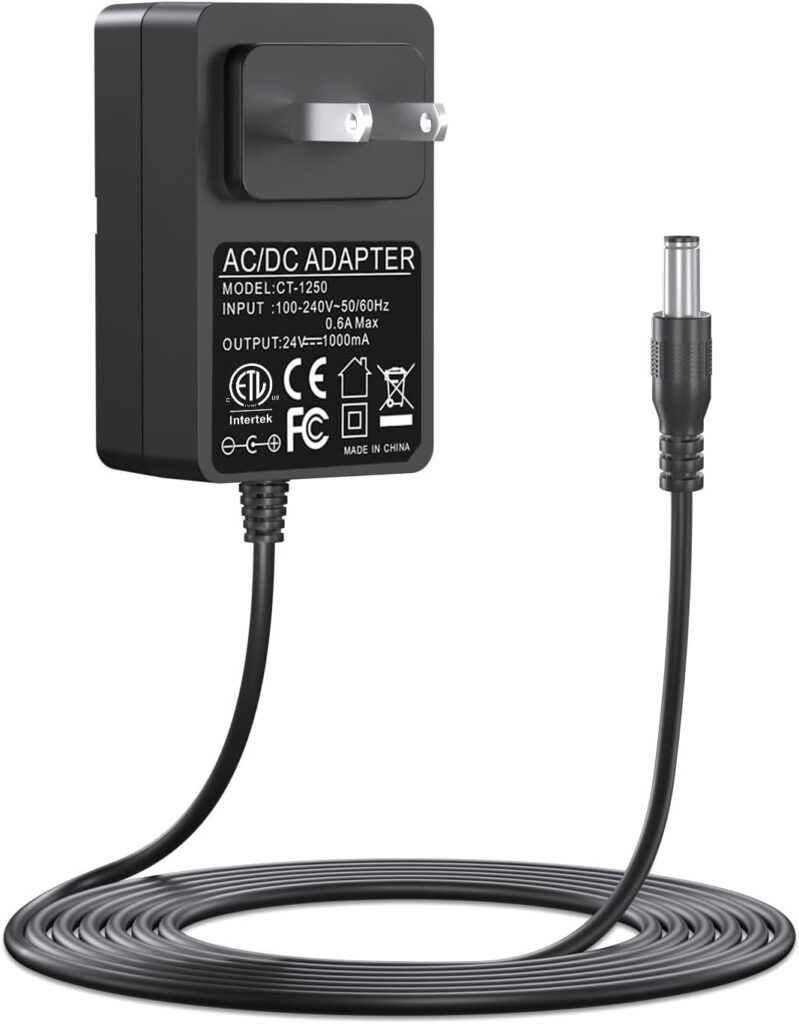 VHBW Massage Gun Charger for DC 24V or 25.2V BS-24v-2500mah Charger Compatible with Hypervolt,Compatible with Taotronics,Compatible with Opove,Compatible with Toloco Battery