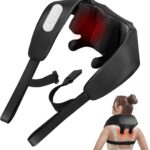 Neck and Shoulder Massager Deep Tissue, Cordless Kneading with 6 Massage Nodes, Shiatsu Neck Back Shoulder Massager with Heat for Traps, Back & Leg, Gifts for Men Women, Home Use