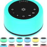 Soother Sleep Sound Machine Night Light White Noise Machine with 30 Soothing Sounds & 12 Color Night Lights for Baby Kids Adults Brown Noise Machine with Timer & Continuous Play for Home Travel Office