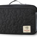 MOMIGO Baby Diaper Bag Stroller Bag – Diaper Caddy Tote Baby Stroller Bag for Diapers, Wipes & Toys (Black Flower)