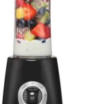 Hamilton Beach Go Sport Portable Blender For Smoothies With 20 Oz. Blend-In Personal Travel Jar, 600 Watt Motor And Stainless Steel Blades For Powerful Blending Performance, Black (51143G)